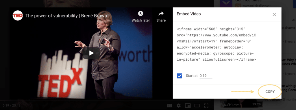 Add A Video Button To Your Agenda Circl Es